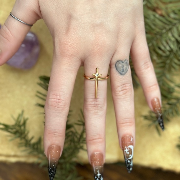 To Whatever End Ring in Gold - Picture 2 of 4